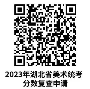 2023年湖北省美术学、设计学类全省统考考生成绩复查申请